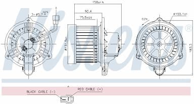 Salona ventilators NISSENS 87820 5