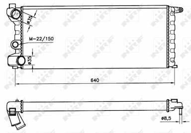 Radiators, Motora dzesēšanas sistēma NRF 58742 4