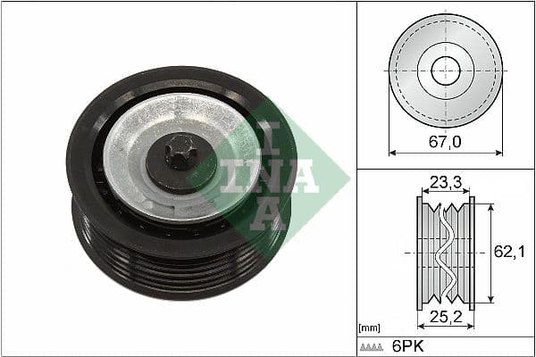 Parazīt-/Vadrullītis, Ķīļrievu siksna Schaeffler INA 532 0619 10 1