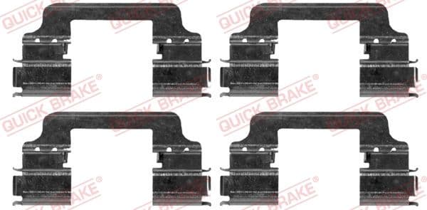 Piederumu komplekts, Disku bremžu uzlikas QUICK BRAKE 109-1864 1