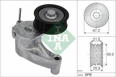 Siksnas spriegotājs, Ķīļsiksna Schaeffler INA 534 0710 10 1