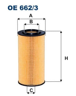 Eļļas filtrs FILTRON OE 662/3 1