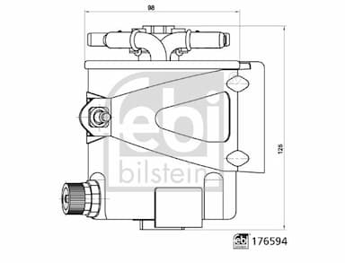 Degvielas filtrs FEBI BILSTEIN 176594 3