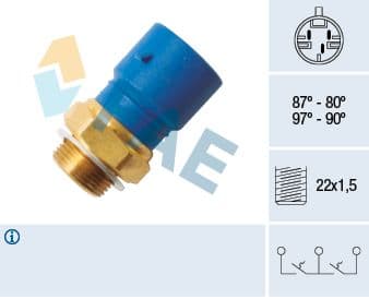 Termoslēdzis, Radiatora ventilators FAE 38245 1