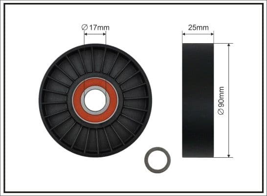 Parazīt-/Vadrullītis, Ķīļrievu siksna CAFFARO 97-00 1