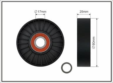 Parazīt-/Vadrullītis, Ķīļrievu siksna CAFFARO 97-00 1