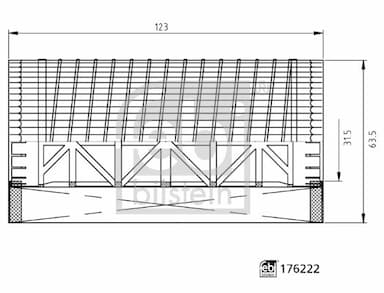 Eļļas filtrs FEBI BILSTEIN 176222 2