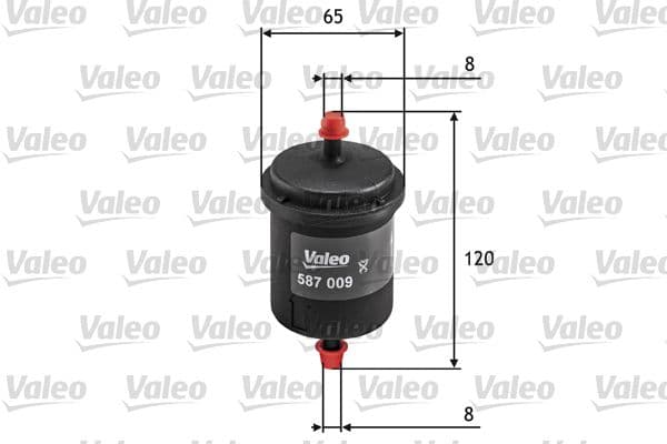 Degvielas filtrs VALEO 587009 1