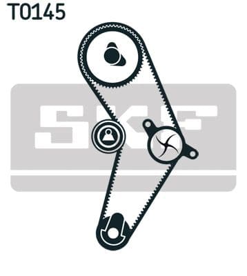 Zobsiksnas komplekts SKF VKMA 01113 2