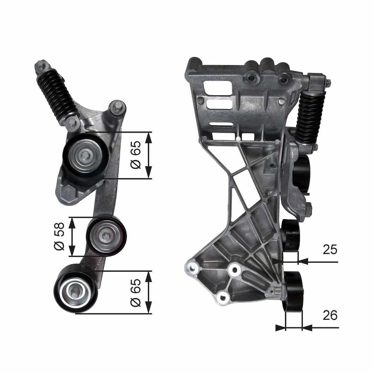 Siksnas spriegotājs, Ķīļsiksna GATES T39136 1