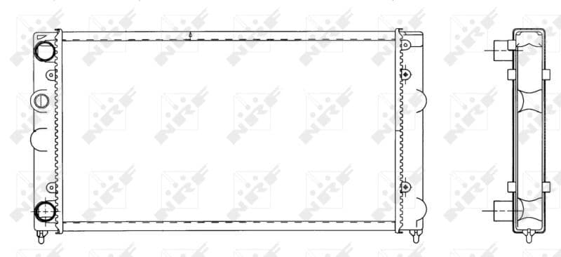 Radiators, Motora dzesēšanas sistēma NRF 519501 1