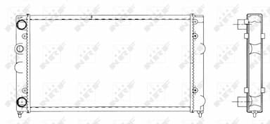 Radiators, Motora dzesēšanas sistēma NRF 519501 1