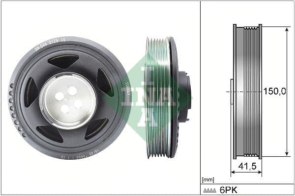 Piedziņas skriemelis, Kloķvārpsta Schaeffler INA 544 0129 10 1