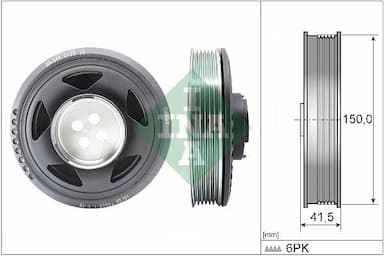 Piedziņas skriemelis, Kloķvārpsta Schaeffler INA 544 0129 10 1