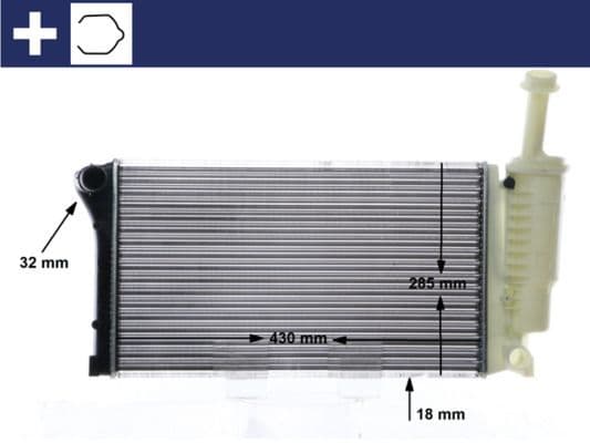 Radiators, Motora dzesēšanas sistēma MAHLE CR 10 000S 1