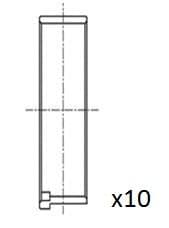 Klaņa gultnis FAI AutoParts BB2075-STD 1