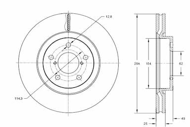 Bremžu diski TOMEX Brakes TX 72-96 1