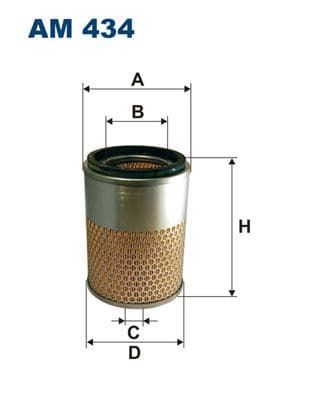 Gaisa filtrs FILTRON AM 434 1