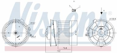 Salona ventilators NISSENS 87721 5