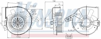 Salona ventilators NISSENS 87028 6