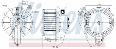 Salona ventilators NISSENS 87477 6