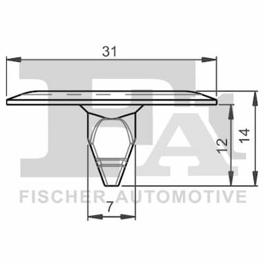 Moldings/aizsarguzlika FA1 14-10012.25 2