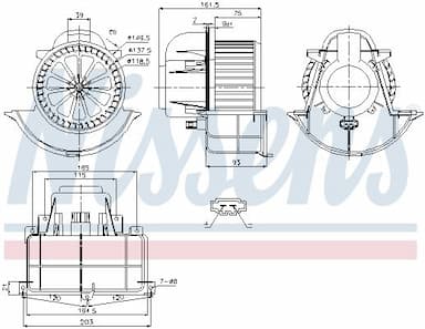 Salona ventilators NISSENS 87139 6