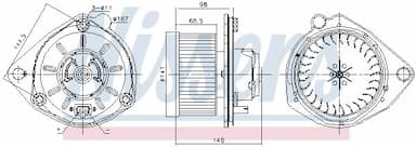 Salona ventilators NISSENS 87168 6