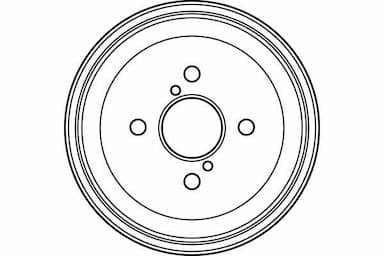 Bremžu trumulis TRW DB4115 2