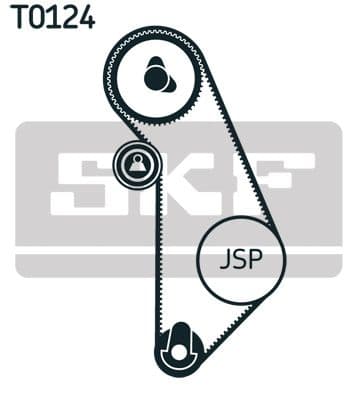 Zobsiksnas komplekts SKF VKMA 01009 2