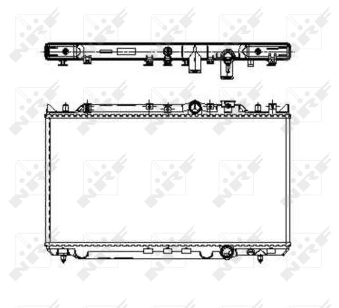 Radiators, Motora dzesēšanas sistēma NRF 509653 1