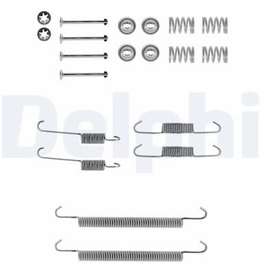 Piederumu komplekts, Bremžu loki DELPHI LY1132 1