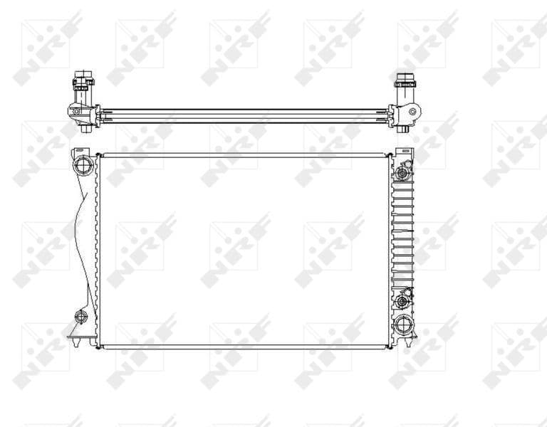 Radiators, Motora dzesēšanas sistēma NRF 58220 1