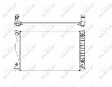 Radiators, Motora dzesēšanas sistēma NRF 58220 1