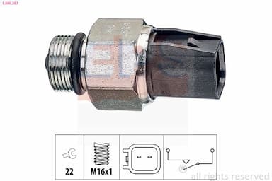 Slēdzis, Atpakaļgaitas signāla lukturis EPS 1.860.267 1
