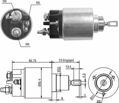 Ievilcējrelejs, Starteris MAGNETI MARELLI 940113050208 1