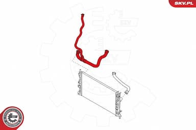 Radiatora cauruļvads ESEN SKV 24SKV335 1