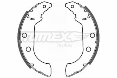 Bremžu loku komplekts TOMEX Brakes TX 20-67 1