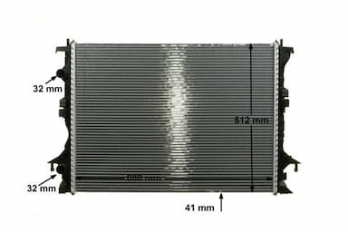 Radiators, Motora dzesēšanas sistēma MAHLE CR 1092 000P 10