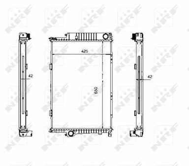 Radiators, Motora dzesēšanas sistēma NRF 507620 1