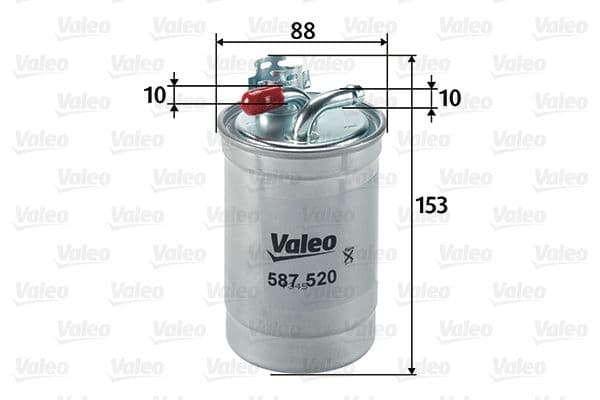 Degvielas filtrs VALEO 587520 1