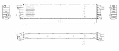 Radiators, Motora dzesēšanas sistēma NRF 50037 5