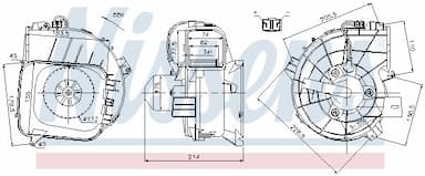 Salona ventilators NISSENS 87084 5