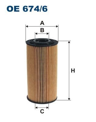 Eļļas filtrs FILTRON OE 674/6 1