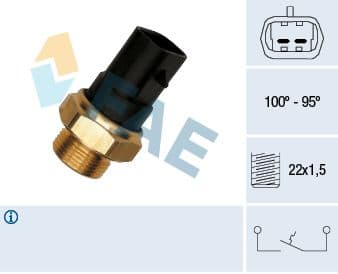 Termoslēdzis, Radiatora ventilators FAE 37280 1