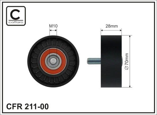 Parazīt-/Vadrullītis, Ķīļrievu siksna CAFFARO 211-00 1