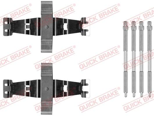 Piederumu komplekts, Disku bremžu uzlikas QUICK BRAKE 109-0042 1