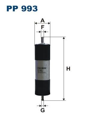 Degvielas filtrs FILTRON PP 993 1