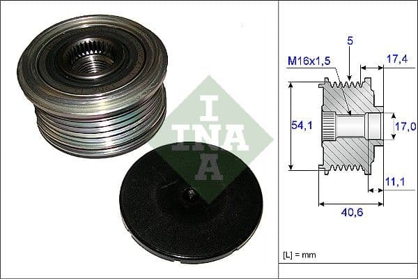 Ģeneratora brīvgaitas mehānisms Schaeffler INA 535 0089 10 1