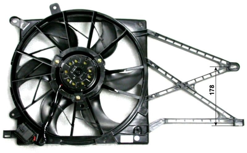 Ventilators, Motora dzesēšanas sistēma NRF 47582 1